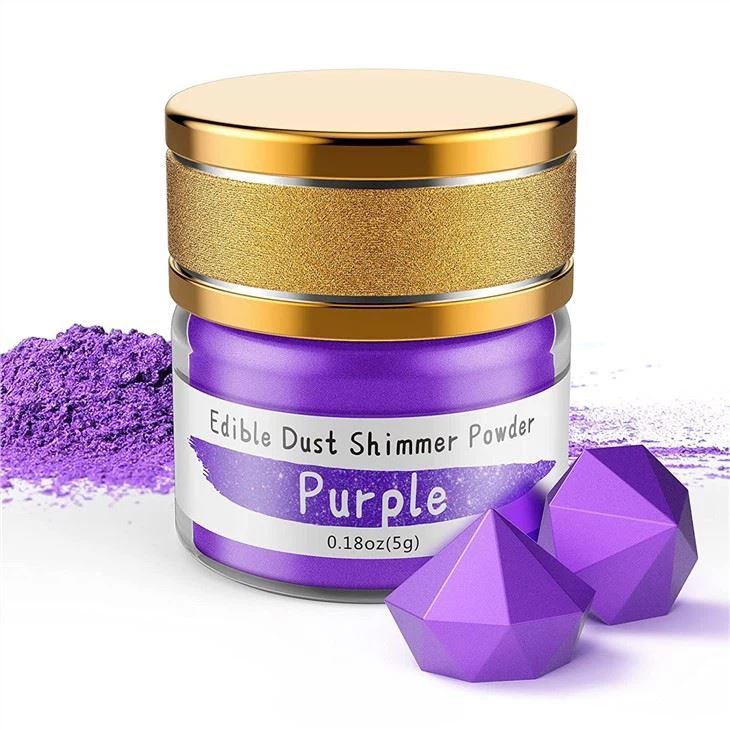 Edible Metallic Glitter Powder
